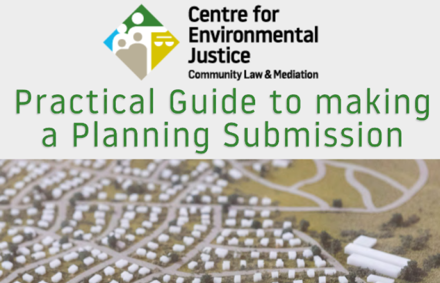 Text reads: Practical Guide to making a Planning Submission